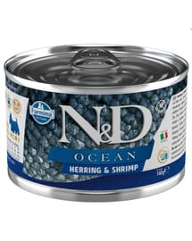 FARMINA N&D Ocean Dog Herring, shrimps 140 g