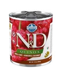 FARMINA N&D Quinoa Dog Venison, coconut 285 g