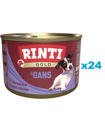 RINTI Gold Goose Mini Gans für kleine Hunderassen 24x185 g