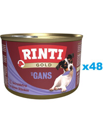 RINTI Gold Goose Mini Gans für kleine Hunderassen 48x185 g