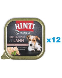 RINTI Feinest Poultry Pure&Lamb Geflügel und Lamm 12x150 g