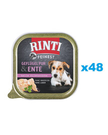 RINTI Feinest Poultry Pure&Duck Geflügel und Ente 48x150 g