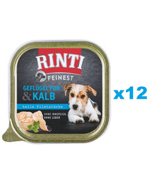 RINTI Feinest Poultry Pure&Veal Geflügel und Kalbfleisch 12x150 g