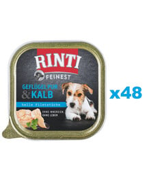 RINTI Feinest Poultry Pure&Veal Geflügel und Kalbfleisch 48x150 g