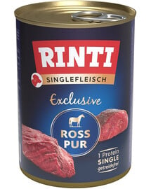 RINTI Singlefleisch Exclusive Horse Pure Monoprotein Pferd 6x400 g