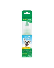 TROPICLEAN Fresh Breath Clean Teeth Oral Care Gel Dog 59ml Mundhygienegel für Hunde