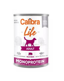 CALIBRA Dog Life Adult Wild boar with Cranberries 400 g mit Wildschweinfleisch und Preiselbeeren