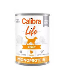 CALIBRA Dog Life Adult Turkey with Apples 400 g mit Truthahn und Apfel