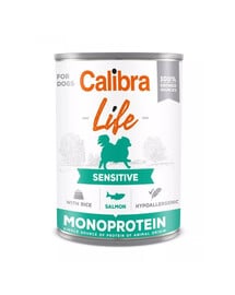 CALIBRA Dog Life Sensitive Salmon with Rice 400 g mit Lachs und Reis