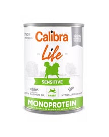 CALIBRA Dog Life Sensitive Rabbit 400 g