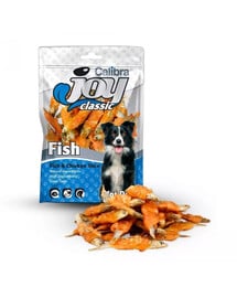 CALIBRA Dog Joy Classic Fish & Chicken Slice 80 g Fisch in Hühnerhaut gewickelt