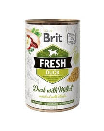 BRIT FRESH duck & millet 400 g