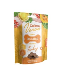 CALIBRA Dog Verve Crunchy Snack Fresh Turkey 150 g Snacks mit Truthahn getreidefrei