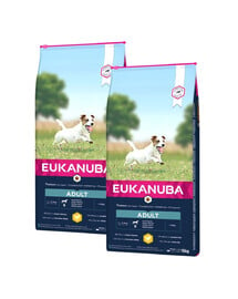 EUKANUBA Active Adult Small Breed reich an frischem Huhn 30 kg (2 x 15kg)