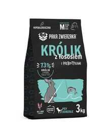 PAKA ZWIERZAKA Seventh Heaven Trockenfutter Kaninchen mit Lachs M 3kg