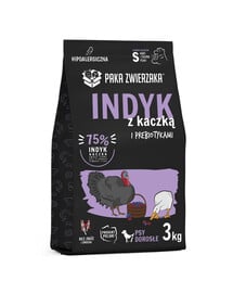 PAKA ZWIERZAKA Seventh Heaven Trockenfutter Pute mit Ente S 3kg