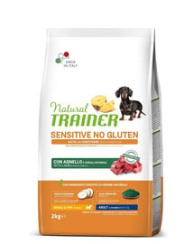 TRAINER Natural Sensitive No Gluten Small Toy Adult mit Lammfleisch 2kg