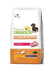 TRAINER Natural Sensitive No Gluten Small Toy Adult mit Kaninchen 2kg