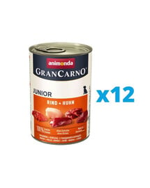 ANIMONDA GranCarno Junior Rind + Huhn 12 x 800 g