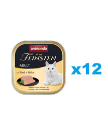 ANIMONDA vom Feinstein Adult Rind und Huhn 12x100 g