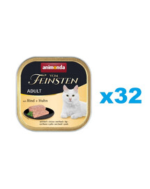 ANIMONDA vom Feinstein Adult Rind und Huhn 32x 100 g