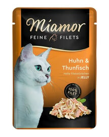 MIAMOR Feine Filets Huhn und Thunfisch Beutel 6x100 g