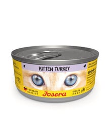 JOSERA Kitten Truthahn Nassfutter für Kätzchen Dose 6 x 200g