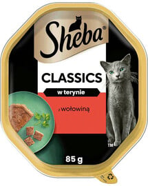 SHEBA Classics In Pastete mit Rind 85g*22