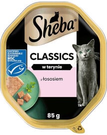 SHEBA Classics in Pastete mit Lachs  85g x 22 Stck