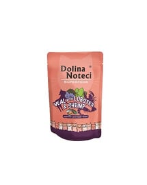 DOLINA NOTECI Superfood Hummer und Garnelen 85g Nassfutter für Katzen