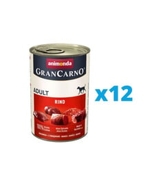 ANIMONDA GranCarno Original Adult RIND PUR 12 x 800 g