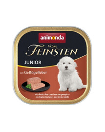 ANIMONDA Vom Feinsten Junior MIT GEFLÜGELLEBER 150 g