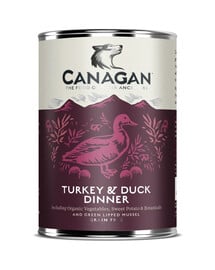 CANAGAN Turkey & Duck / Truthahn & Ente Dinner Hunde Nassfutter  400 g