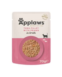 APPLAWS Cat Adult Thunfischfilet & Pazifikgarnelen 70g