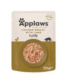 APPLAWS Cat Adult Pouch Huhn mit Lamm in Gelee 70 g