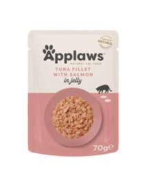 APPLAWS Cat Thunfischfilet mit Lachs in Gelee 70 g