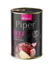 DOLINA NOTECI PIPER Nassfutter mit Rindermagen und Roter Bete für Hunde 400g