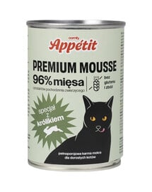 COMFY APPETIT PREMIUM Mousse mit Kaninchen für Katzen 400 g