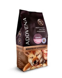 ADDVENA Boosted by Superfoods Junior medium&large 10kg