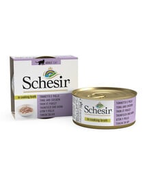 SCHESIR Thunfisch und Huhn in Brühe 70g