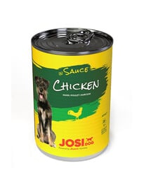 JOSERA JosiDog Huhn in Soße 12x415g adulte Hunde