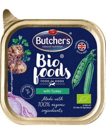 BUTCHER'S BIO foods Mix: Putenpastete, Rindpastete, Hühnerpastete 6x150g