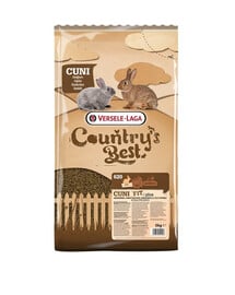 VERSELE-LAGA Country's Best Cuni Fit Plus 5kg Ballaststoffreiche Pellets für Kaninchen mit Kokzidiostatika