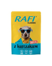 RAFI Classic Mix Geschmacks mit Huhn und Rind für Hunde 24x400g