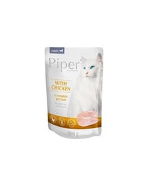 PIPER Adult Mix Geschmacks Huhn und Lachs  24x100 g