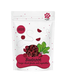 PAKA ZWIERZAKA PEPE Freeze-dried Gefriergetrocknetes Rote-Bete-Gemüse für Hunde 25 g