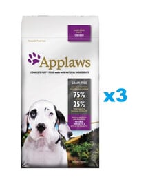 APPLAWS Puppy Large Breed Chicken 6 kg (3x2 kg) mit Huhn für Welpen großer Rassen