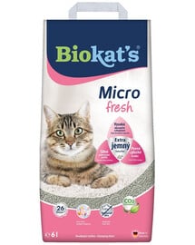 BIOKAT'S Micro Fresh 6 l feines Bentonit-Grieß