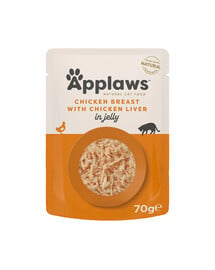 APPLAWS Cat Adult Pouch in Jelly 70 g katzennassfutter in Gelee