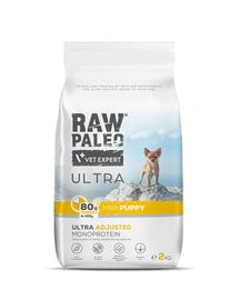 RAW PALEO Ultra Turkey Mini Puppy 2kg für Welpen kleiner Rassen Truthahn